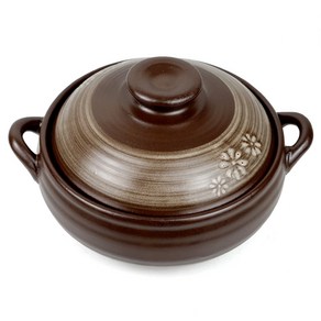 보령 머드 뚝배기 미니 친환경 된장 찌개 계란찜, 대, 1개, 20.5cm