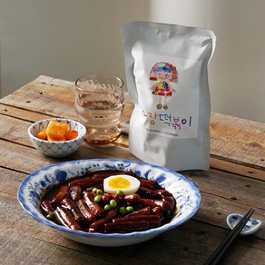 오천떡볶이 달달한 밀떡 짜장떡볶이 340g, 1개