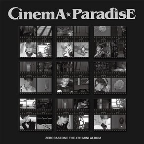 [DIGIPACK ve.] 제로베이스원 미니 4집 랜덤1종 CINEMA PARADISE / 포토카드2+포토티켓+SLATE카드+스티커+포토카드프레임+포토북+접지포스터