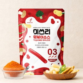 미쓰리 떡볶이소스 3단계 매콤한맛 100g, 1개