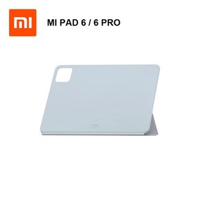 100% 샤오미 패드 6 / MI 프로 케이스 스마트 커버 MiPad 6Po 보호 PU 가죽 태블릿 웨이크 업 초박형, 02 Sky Blue, 한개옵션1