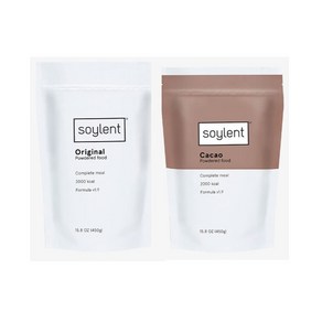 Soylent 소이렌트 파우더 식사 대용 쉐이크 450g 6팩 (30회분), 2.Cacao, 6개, 1개입