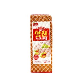 동원 알찬 스모크햄 1kg 낱개 (57391), 1개