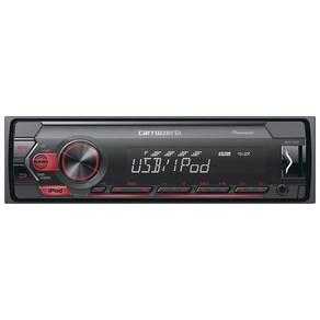 Pionee 파이오니어 오디오 MVH-3600 1D 메카리스 USB iPod iPhone AUX 카로체리아, 1개