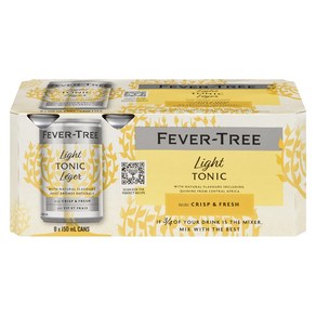 Feve Tee Light Tonic Wate - Quality Mix Feve Tee 라이트 토닉 wate - 프리미엄 품질 믹서 - 칵테일 및 목테일용, 150ml, 1개