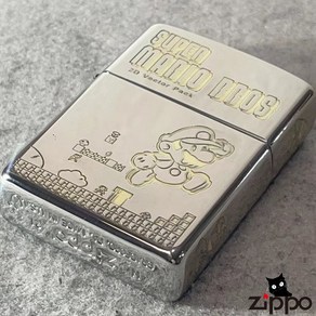 진짜 Zippo 라이터 슈퍼 메리 향수를 불러 일으키는 어린 시절 게임 귀여운 조각 등유 고급 남성 선물