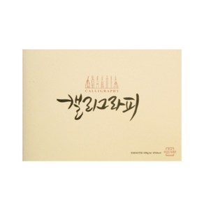 아트스퀘어드로잉 캘리그라피노트 스무스 SM02 A4 100g 65매 베이지색, 1세트