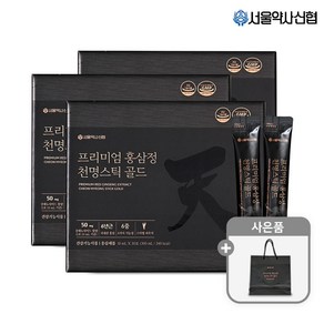 [진세노사이드50mg] 프리미엄 홍삼정 천명 스틱 골드 30포 3세트, 3개, 단품, 300ml