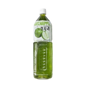 유나인베이스 청사과 1.5L -1개/ 과일원액 희석음료