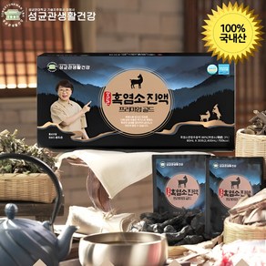 [나라홈]성균관생활건강 흑염소진액 프리미엄 골드, 2박스, 80ml