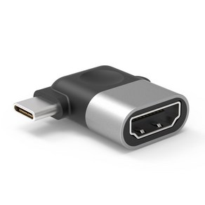 넥스트 1443CTHL-4K30 USB C타입 to HDMI 꺽임 컨버터 변환젠더/기타-기타 변환젠더, 1개