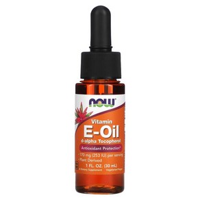 NOW Foods 비타민E-오일 안티옥시던트 프로텍션 30ml(1fl oz), 1개, 30ml