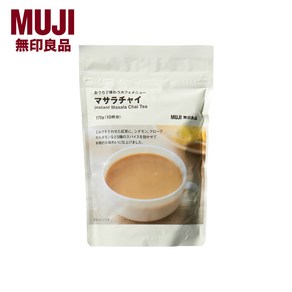 일본 무인양품 MUJI 마살라 차이 170g 무지루시 집에서 즐기는 카페 시리즈 홍차 밀크티라떼, 1개입