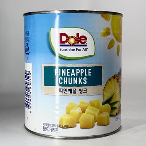 돌 파인애플 청크 3kg, 4개