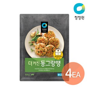 [청정원] 더커진 동그랑땡 520g x4개, 4개