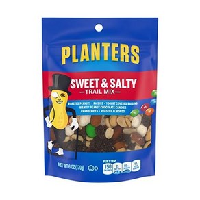 Plantes Sweet & Salty Tail Mix with Roasted Peanuts 6온스, 1개