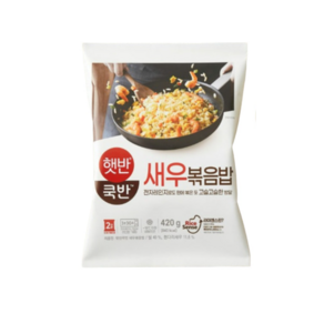 CJ제일제당 햇반 쿡반 새우볶음밥 420g, 5개