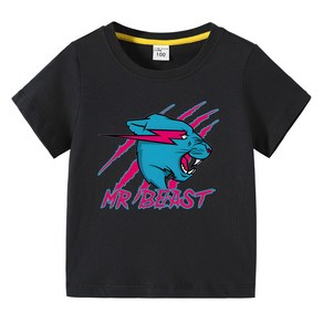 Mr.Beast 미스터비스트 여름용 짧은소매 100 순면티