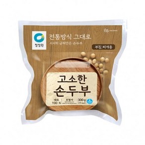 청정원 고소한손두부(부침찌개용), 300g, 1개