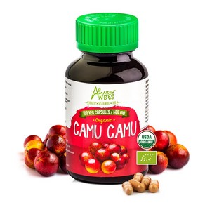 Camu Camu Capsules l Poweful Vitamin C Souce l Immune System Booste l Oganic and Faitade Cet, 1개, 100정