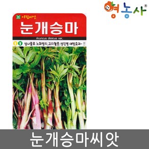 눈개승마 씨앗 500립 삼나물 종자, 1개