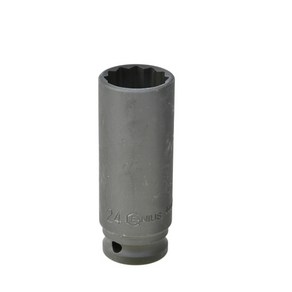 지니어스 날씬형롱임팩트소켓(12각) 1/2x14MM (NO.448514), 1개