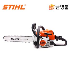 스틸 MS180C 엔진톱 400mm 배기량31.8cc 2마력 이지스타트 통나무절단 벌목, 1개