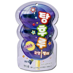 탕후루 모양 젤리 포도맛84g, 1개, 84g