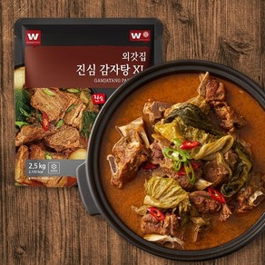 외갓집 [외갓집] 진심 감자탕 XL 2.5kg X 1팩 (들깨가루 1봉 증정)