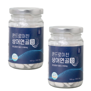 콘드로이친 보스웰리아 상어연골 HACCP 인증 어골칼슘 3개월분, 2개, 90g