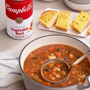 캠벨 야채 소고기 스프 Campbells Soup Vegetable Beef 298g 4팩, 1개