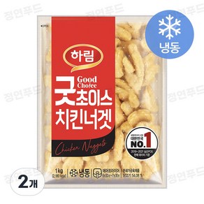 하림 굿초이스 치킨너겟, 1kg, 2개