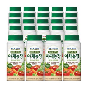 파스퇴르 유기농 야채농장 과일야채 190ml/24팩