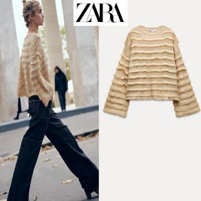 자라 니트 와이드 니트 풀오버 ZARA