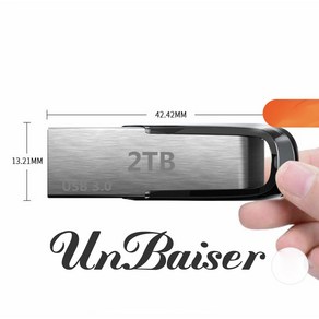 USB 1TB 2TB 1테라 2테라 대용량 외장 메모리 고속 디스크 이동식메모리, 1개