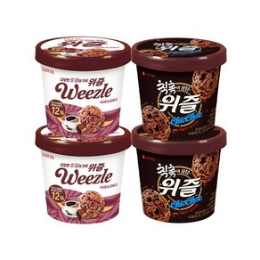 위즐 칙촉660mlX2개+커피초코퍼지660mlX2개, 1개, 660ml