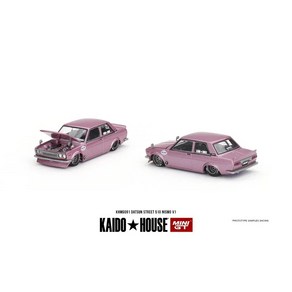 Kaido House + 1/64 Datsun 510 Nismo V1 KHMG091 자동차 차량 다이캐스트 선물, 1개