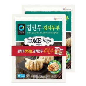 청정원 호밍스 집만두 김치두부(400g ), 1개, 800g