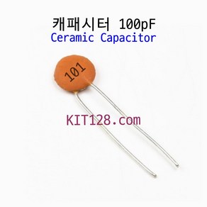 세라믹 캐패시터 100pF/Ceamic Capacito 101, 1개