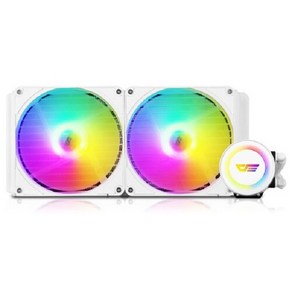 dakFlash AURA DA-280 RGB (화이트) CPU쿨러 수냉쿨러, 1