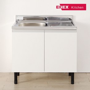 에넥스 유닉 DIY 소형 싱크대 스텐레스 개수대 900 (일반볼), 오크 볼 좌