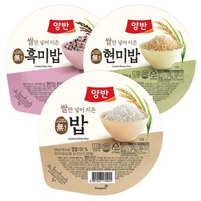 동원 양반 밥 130g x 24 햇반 백미 흑미 현미 맛있는 밥 즉석 지은 밥 한공기 간편식음식, 24개