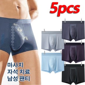 남성팬티 남자자석팬티 성인 남성 정력팬티 심리스 드로즈 팬티 5p세트 duchang