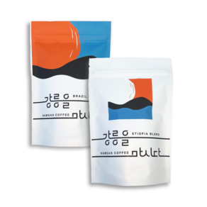 강릉 남산 커피 브라질 블렌드 원두 200g 홀빈(분쇄안함) 하이홈테크, 브라질 200g, 1개