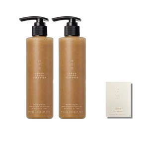 [조성아]원더바스레몬청 클렌저 클렌징폼(200ml)2개+레몬청파우치10매 저자극 강력세정 각질케어, 200ml, 2개