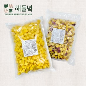 국내산 냉동 꿀고구마 큐브 다이스 17mm, 1개, 미탈피 2kg