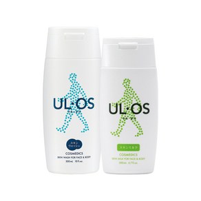 ULOS 히어로 세트(중건성) / 우르오스 스킨밀크 200ml + 스킨워시 300ml