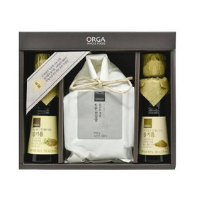 ORGA 고급 참기름 선물세트 9호 (1box) 엄마가좋아하는 명절선물 좋은 재료로만든 고급set