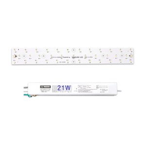 케빈라이팅 국산 삼성칩 조명 거실등 리폼 LED 모듈 주방욕실등 18W 410x54mm(1장)