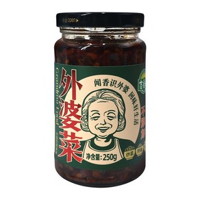 중국식품 지샹쥐 길향거 와이풔차이 중국반찬 waipocai 250g, 1개